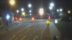 Křižovatka ulic Komenského a Velké Novosady