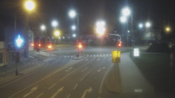 Křižovatka ulic Komenského a Velké Novosady