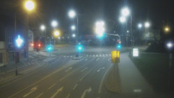 Křižovatka ulic Komenského a Velké Novosady