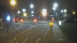 Křižovatka ulic Komenského a Velké Novosady