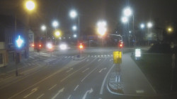 Křižovatka ulic Komenského a Velké Novosady