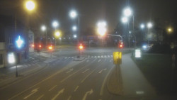 Křižovatka ulic Komenského a Velké Novosady