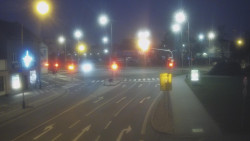 Křižovatka ulic Komenského a Velké Novosady