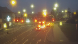 Křižovatka ulic Komenského a Velké Novosady