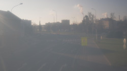 Křižovatka ulic Komenského a Velké Novosady