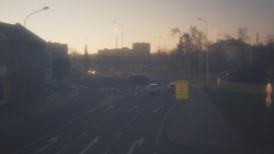 Křižovatka ulic Komenského a Velké Novosady