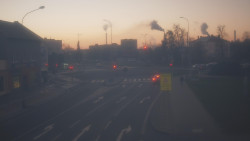 Křižovatka ulic Komenského a Velké Novosady