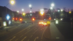 Křižovatka ulic Komenského a Velké Novosady