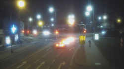 Křižovatka ulic Komenského a Velké Novosady