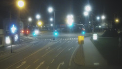 Křižovatka ulic Komenského a Velké Novosady