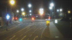 Křižovatka ulic Komenského a Velké Novosady