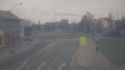 Křižovatka ulic Komenského a Velké Novosady