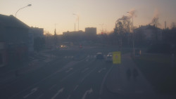 Křižovatka ulic Komenského a Velké Novosady