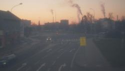 Křižovatka ulic Komenského a Velké Novosady