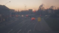 Křižovatka ulic Komenského a Velké Novosady