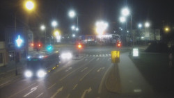 Křižovatka ulic Komenského a Velké Novosady