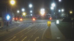 Křižovatka ulic Komenského a Velké Novosady