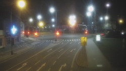 Křižovatka ulic Komenského a Velké Novosady