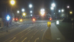 Křižovatka ulic Komenského a Velké Novosady