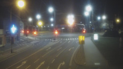 Křižovatka ulic Komenského a Velké Novosady