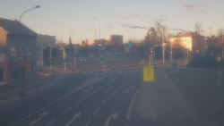 Křižovatka ulic Komenského a Velké Novosady