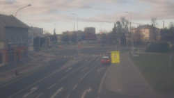 Křižovatka ulic Komenského a Velké Novosady