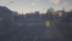 Křižovatka ulic Komenského a Velké Novosady