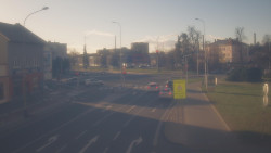 Křižovatka ulic Komenského a Velké Novosady