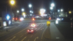 Křižovatka ulic Komenského a Velké Novosady