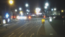 Křižovatka ulic Komenského a Velké Novosady