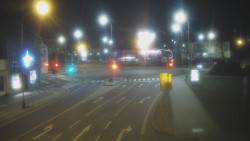 Křižovatka ulic Komenského a Velké Novosady