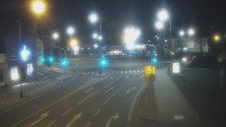 Křižovatka ulic Komenského a Velké Novosady