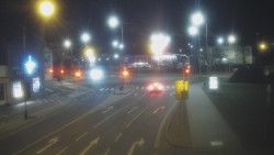 Křižovatka ulic Komenského a Velké Novosady