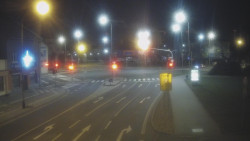 Křižovatka ulic Komenského a Velké Novosady