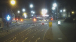 Křižovatka ulic Komenského a Velké Novosady