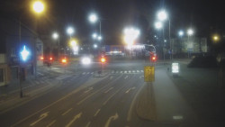 Křižovatka ulic Komenského a Velké Novosady