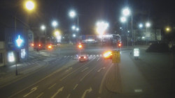 Křižovatka ulic Komenského a Velké Novosady