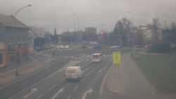 Křižovatka ulic Komenského a Velké Novosady