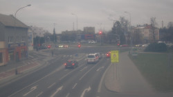 Křižovatka ulic Komenského a Velké Novosady