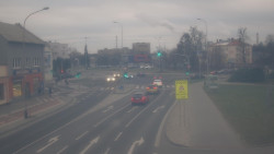 Křižovatka ulic Komenského a Velké Novosady