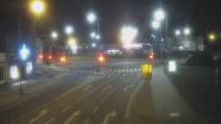 Křižovatka ulic Komenského a Velké Novosady