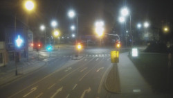 Křižovatka ulic Komenského a Velké Novosady