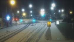 Křižovatka ulic Komenského a Velké Novosady