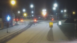 Křižovatka ulic Komenského a Velké Novosady