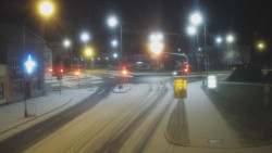 Křižovatka ulic Komenského a Velké Novosady