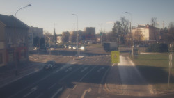 Křižovatka ulic Komenského a Velké Novosady