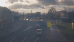 Křižovatka ulic Komenského a Velké Novosady