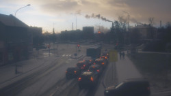 Křižovatka ulic Komenského a Velké Novosady