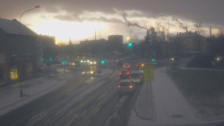 Křižovatka ulic Komenského a Velké Novosady