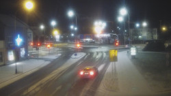 Křižovatka ulic Komenského a Velké Novosady